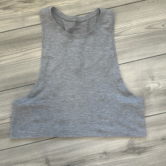 Lululemon Stronger as one Muscle Tank Gray size 2 - Picture 1 of 5